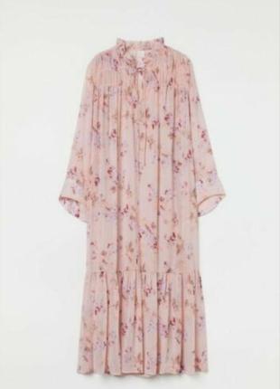 Красивое нежное длинное платье h&m р. м/38/102 фото