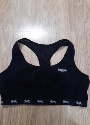 Спортивний топ lonsdale crop black, 38d