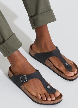 Босоножки 38 размер 24.5 см сандалии вьетнамки сланцы шлёпанцы birkenstock gizeh оригинал
