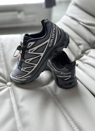 Кросівки salomon xt-6 gore-tex black grey