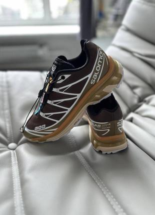 Кросівки salomon xt-6 kangaroo brown beige