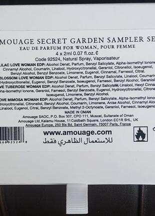 Набор amouage secret garden for woman4 фото