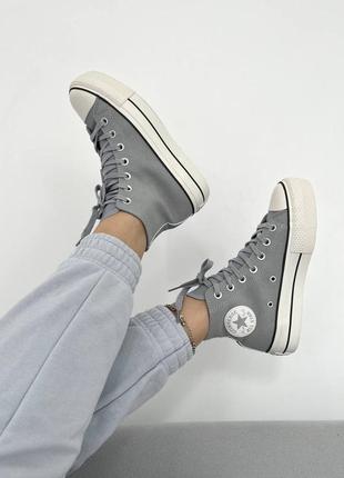 Кеди converse(на флісі)2 фото