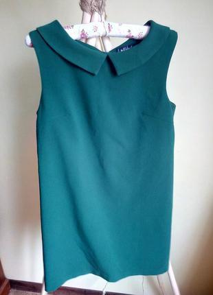 Зелене стильне плаття1 фото