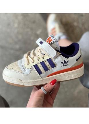 Жіночі кросівки adidas forum 84 low beige/white