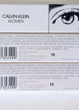 Парфумована вода calvin klein women2 фото