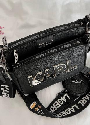 Сумка 3\1 karl lagerfeld black karl