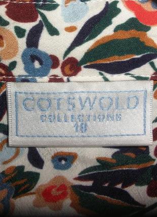 Яркая веселенькая свободная расслабленная  блузка блуза cotswold collections из вискозы4 фото