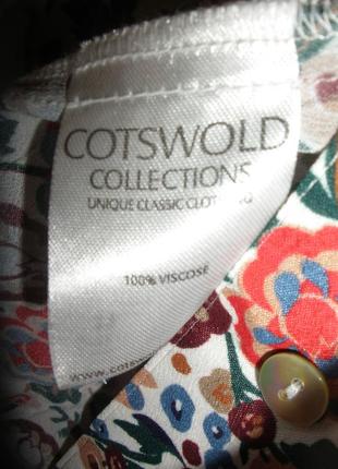 Яркая веселенькая свободная расслабленная  блузка блуза cotswold collections из вискозы5 фото