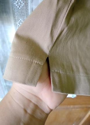 Укороченные хлопковые брюки3 фото