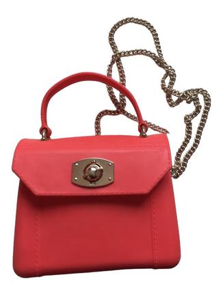 Резинова сумка червона