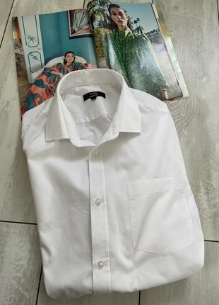 Рубашка белая фирменная1 фото