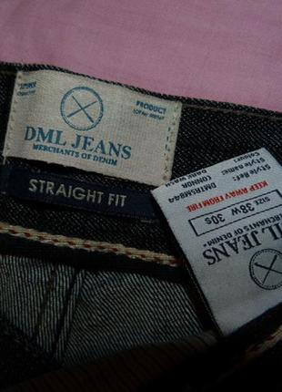 Джинсы темно синие dml jeans 38-40/30-32 великобритания5 фото