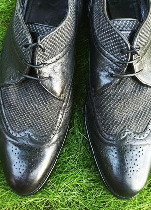 Итальянские кожаные туфли armani оригинал2 фото