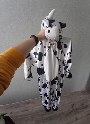 Кигуруми кигурумы ромпер костюм коровы костюм быка на 5-6 лет2 фото