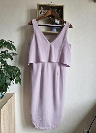 Жіноча лавандова приталена сукня asos розмір 40 л