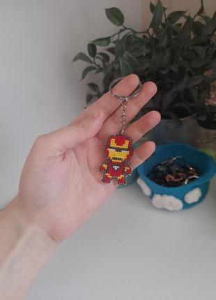 Брелок/значок(пин) железный человек pin на рюкзак шопер iron man тони старк2 фото