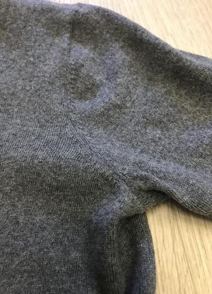 Свитер кофта джемпер пуловер  бренд black brown 1826 100% мериносовая шерсть мягкий серый графит6 фото