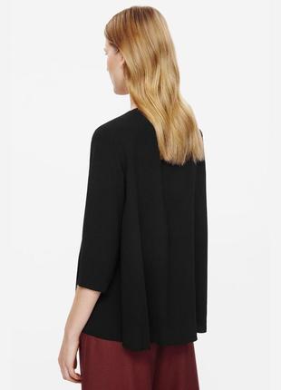 Модная бомбовая блузка черного цвета cos, 💯 оригинал, молниеносная отправка 🚀⚡5 фото