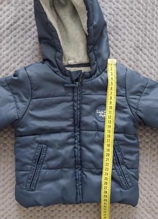 Демісезонна куртка курточка f&f, розмір 68, 3-6 міс5 фото