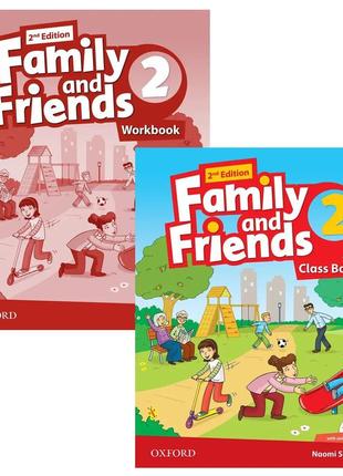 Family and friends 2 комплект class book + workbook (книга і робочий зошит) 2-ed