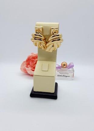 🍩☕️ интересные серьги-гвоздики "золотой узелок" от asos