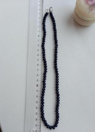 Вiнтажне намисто, скло, застiбка срiбло 8352 фото