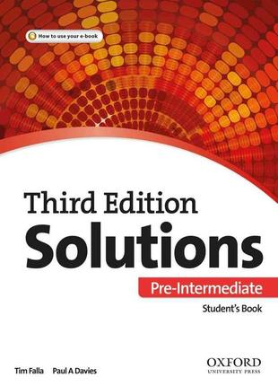 Solutions pre-intermediate student's book (книга)