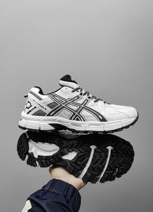 Asics gel kahana 8 white/black7 фото