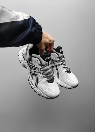 Asics gel kahana 8 white/black8 фото