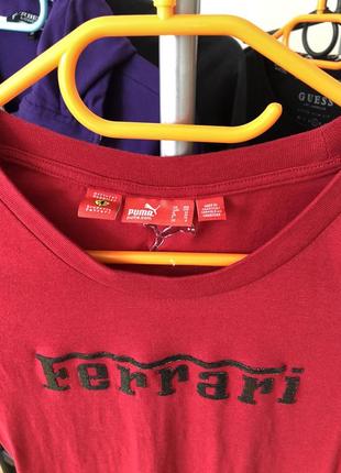 Футболка красная puma ferrari майка топ4 фото