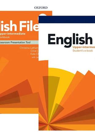 English file upper-intermediate комплект pupil's book + workbook (книга и рабочая тетрадь) 4-ed