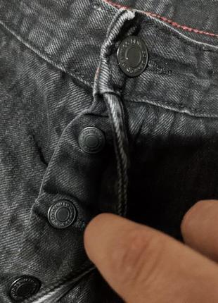 Мужские джинсовые шорты / denim co / бриджи / чёрные серые шорты / мужская одежда / чоловічий одяг /3 фото