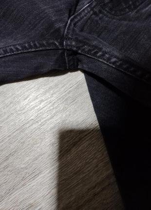 Мужские джинсовые шорты / denim co / бриджи / чёрные серые шорты / мужская одежда / чоловічий одяг /4 фото