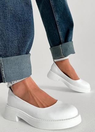Нові туфельки - поєднання ніжності та стилю, як під плаття, так і під джинси з натуральних матеріалів =na=2 фото