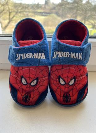 Тапочки тапки змінне взуття з підсвіткою spider man2 фото