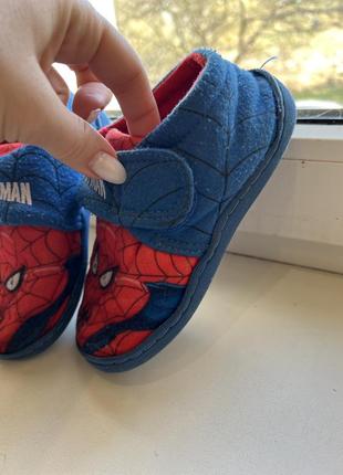 Тапочки тапки змінне взуття з підсвіткою spider man3 фото