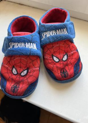 Тапочки тапки змінне взуття з підсвіткою spider man5 фото