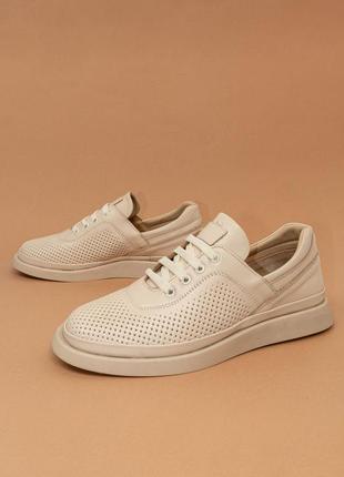 Жіночі кросівки кеди шкіряні бежеві 36-40 кеды кроссовки женские кожаные guero турция