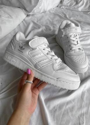 Женские adidas forum white new2 фото