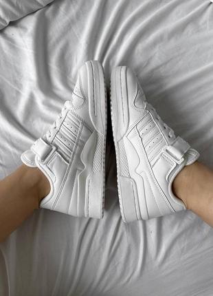 Женские adidas forum white new8 фото