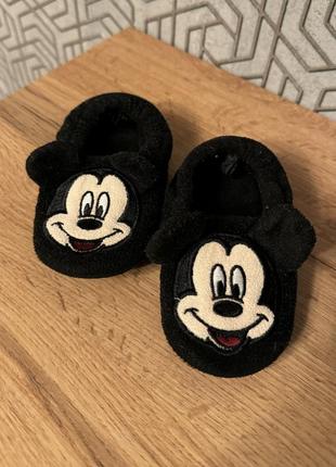 Капці micke mouse від h&m, тапочки, пінетки