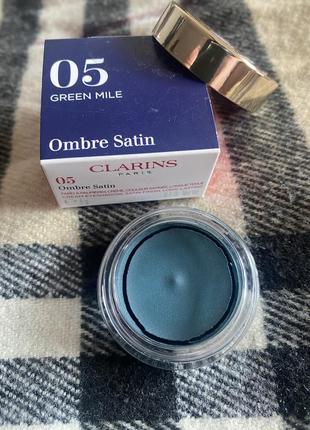 Тіні clarins 05  green mile ombre satin . тіні для повік.2 фото