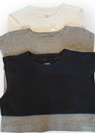 Базовий комплект сет футболки 3 од (білий, сірий, чорний)1 фото