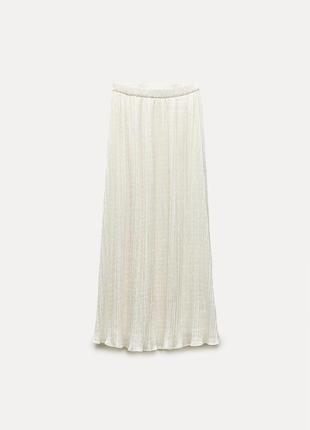 Расклешенная юбка zw collection средней длины8 фото
