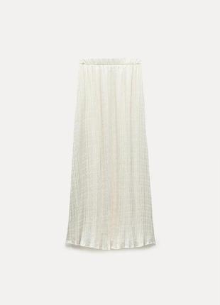 Расклешенная юбка zw collection средней длины9 фото
