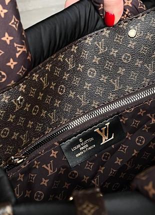 Louis vuitton puff onthego gm black, сумка, шоппер9 фото