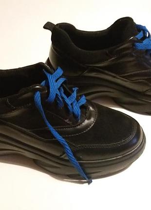 Кроссовки туфли черные туфлі кроссівки чорні чоловічі жіночі 41 р