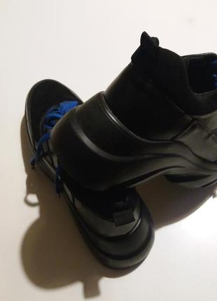 Кроссовки туфли черные туфлі кроссівки чорні чоловічі жіночі 41 р4 фото