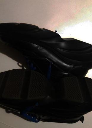 Кроссовки туфли черные туфлі кроссівки чорні чоловічі жіночі 41 р5 фото
